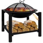 Semineu, Vatra de foc, 55x55 cm, pentru terasa, gradina, suport de lemne, EGO-100 Review și Păreri